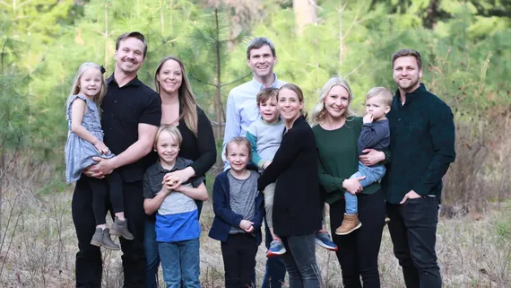 Idaho Family Dental Center dentists with their families